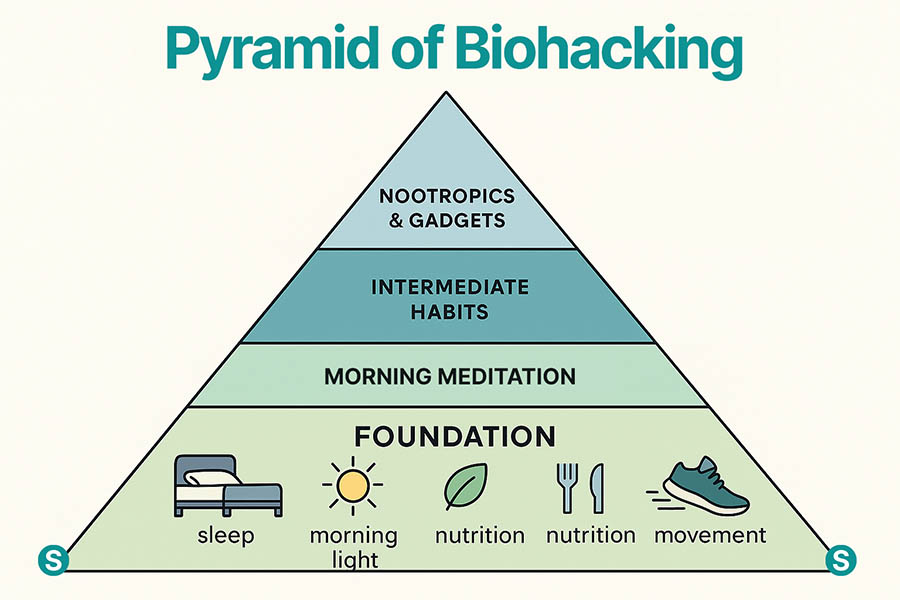 Pyramid of Biohacking