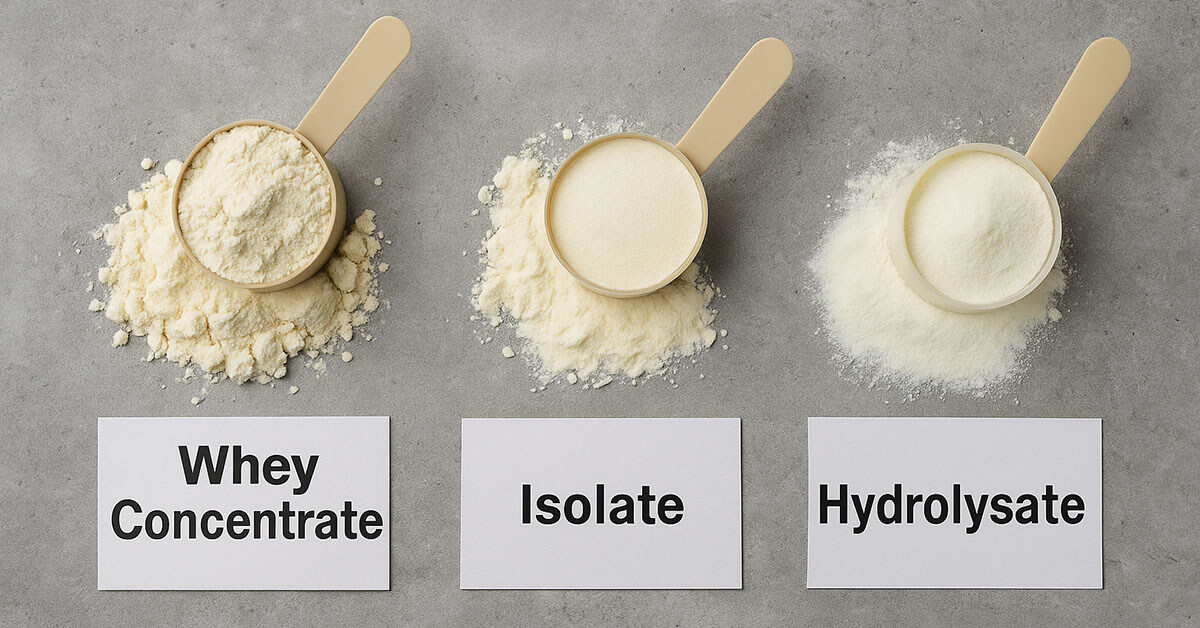 Whey Protein, Isolate, or Hydrolyzed? What’s Best for Muscle Growth and Recovery?